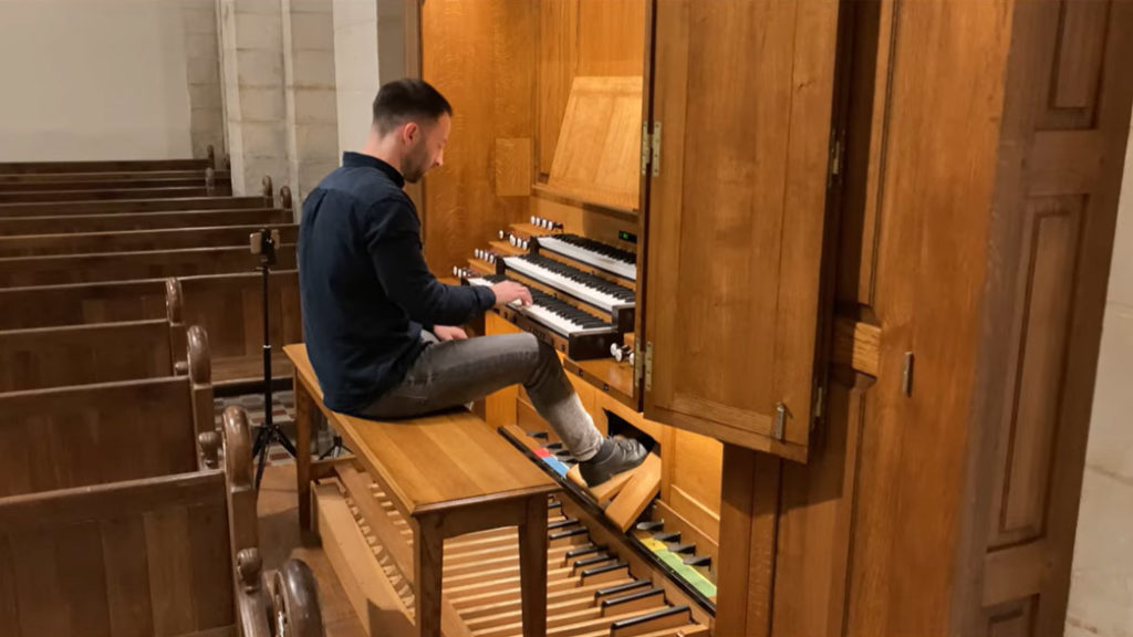 Virgile Monin à l’orgue de Vouvant<br/>(3 vidéos)